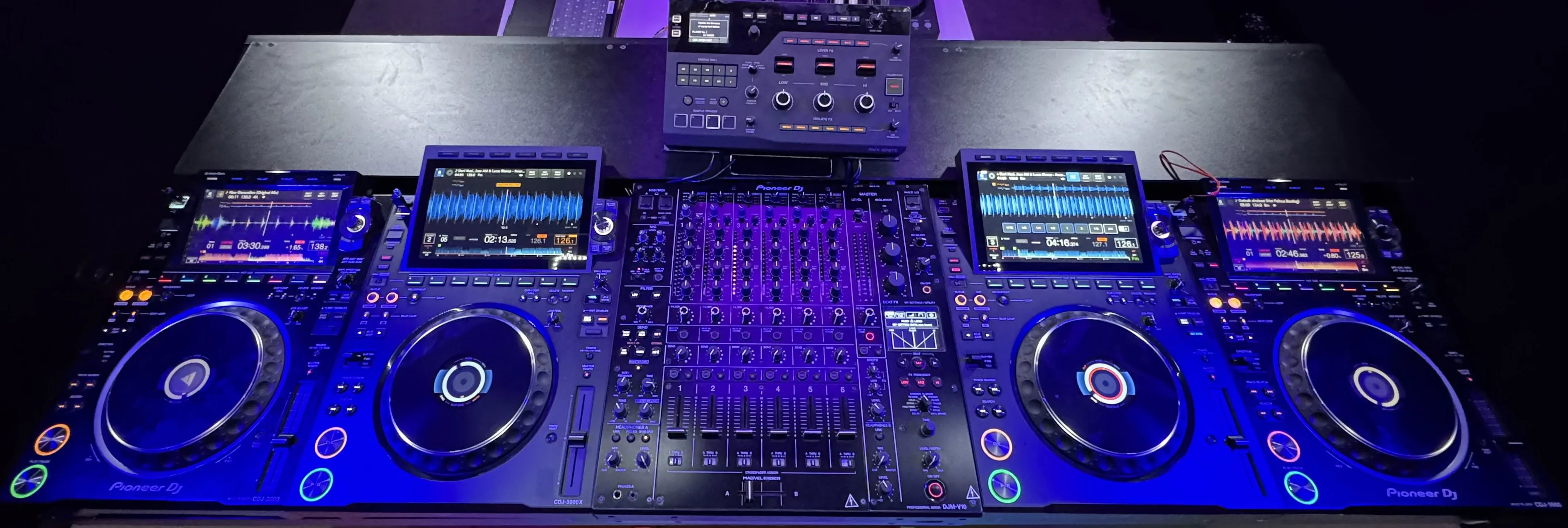 Estúdio DJ Ban EMC São Paulo · Setup 4 decks profissional