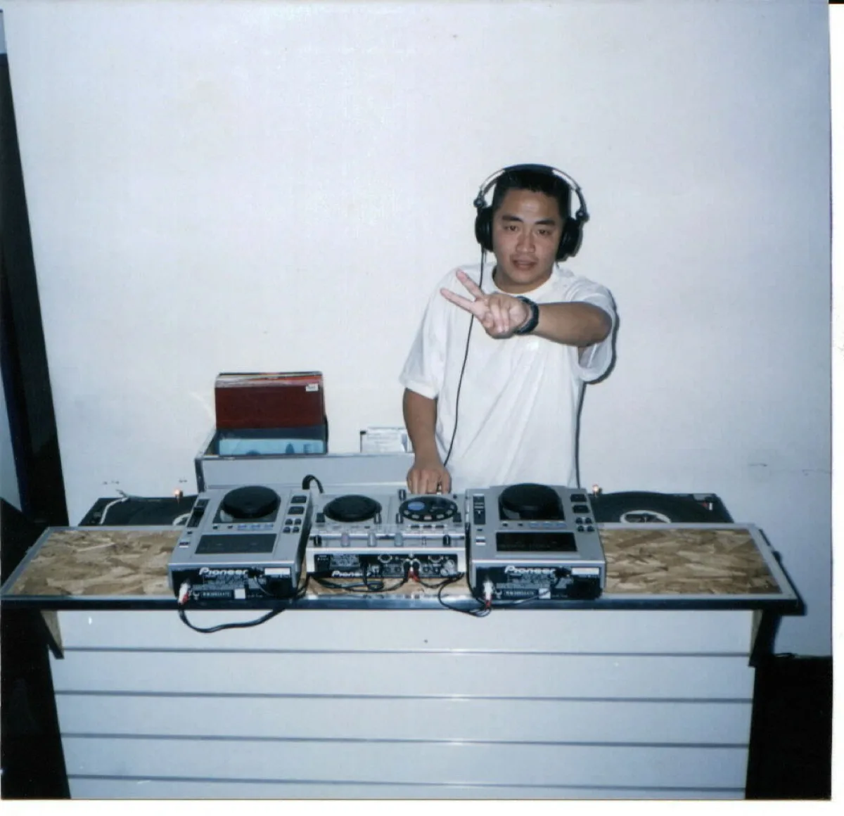 Aluno DJ no estúdio · DJ Ban EMC