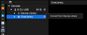 rekordbox ONE Library · exportação e sincronização automática